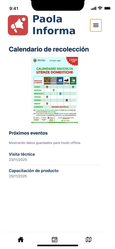 Dettagli eventi Paola Informa